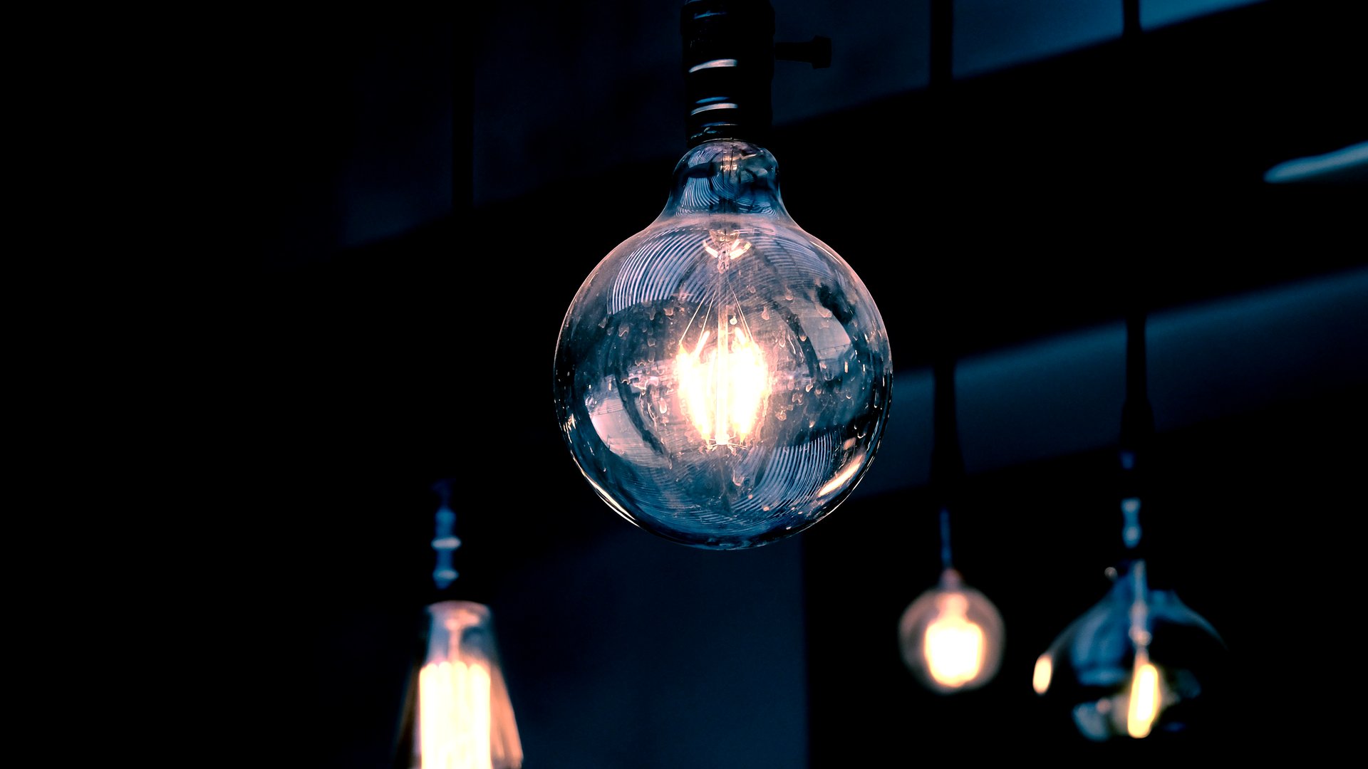 Filament pendant light bulbs — quality electrical installations by Nick Cope Electrical, Hills District